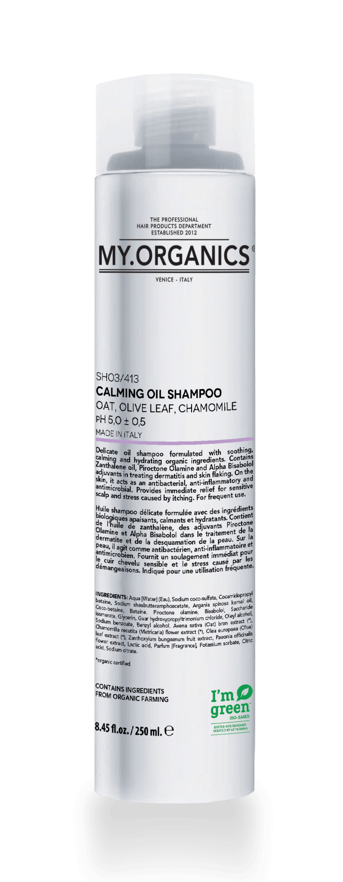 The Organic CALMING OIL Shampoo